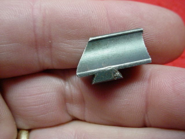 Muzzleloader Front Sight .335" Dovetail-.495" Tall- Nice !! (G)