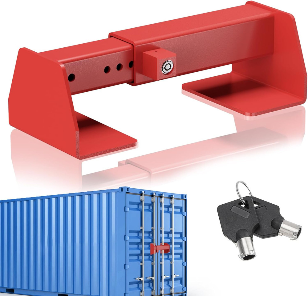 Heavy Duty Cargo Container Door Lock - Keyed Trailer & Van Security