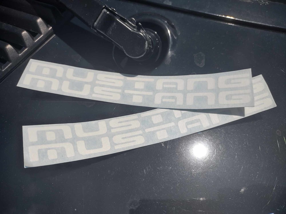 79-93 fox mustang quarter window sticker decals 4 pack !