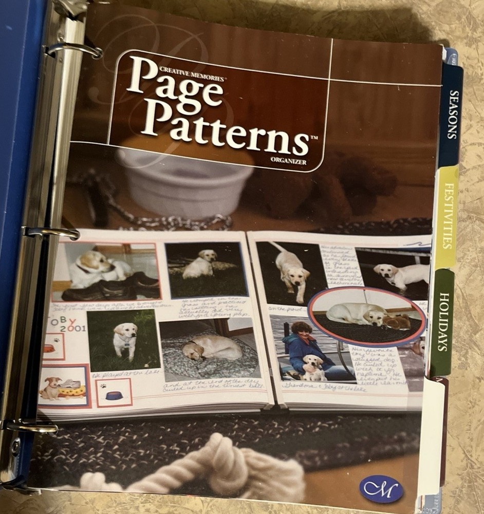 Creative Memories Page Patterns In Binders Start Smart Booklet Scrapbook