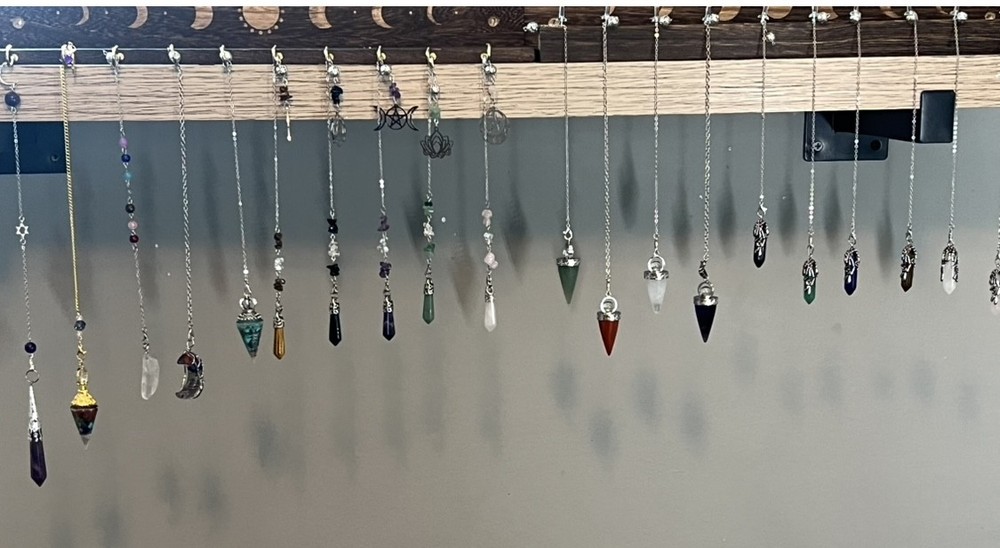 Blessed Black Obsidian Pendulum, Baby Witch, Wicca Tools
