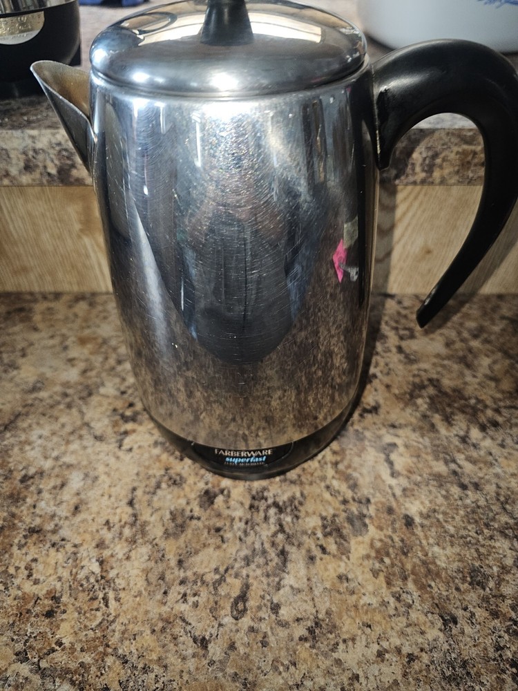 Farberware Super Fast Fully Automatic 8-Cup Percolator Coffee Pot FCP280 Tested