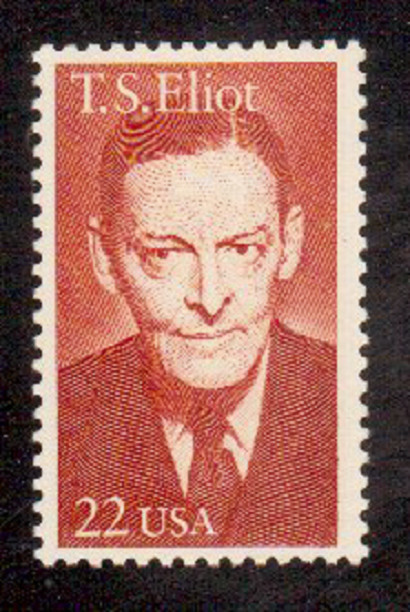 Scott  #2239... 22 Cent.... T.S. Eliot...5 Stamps