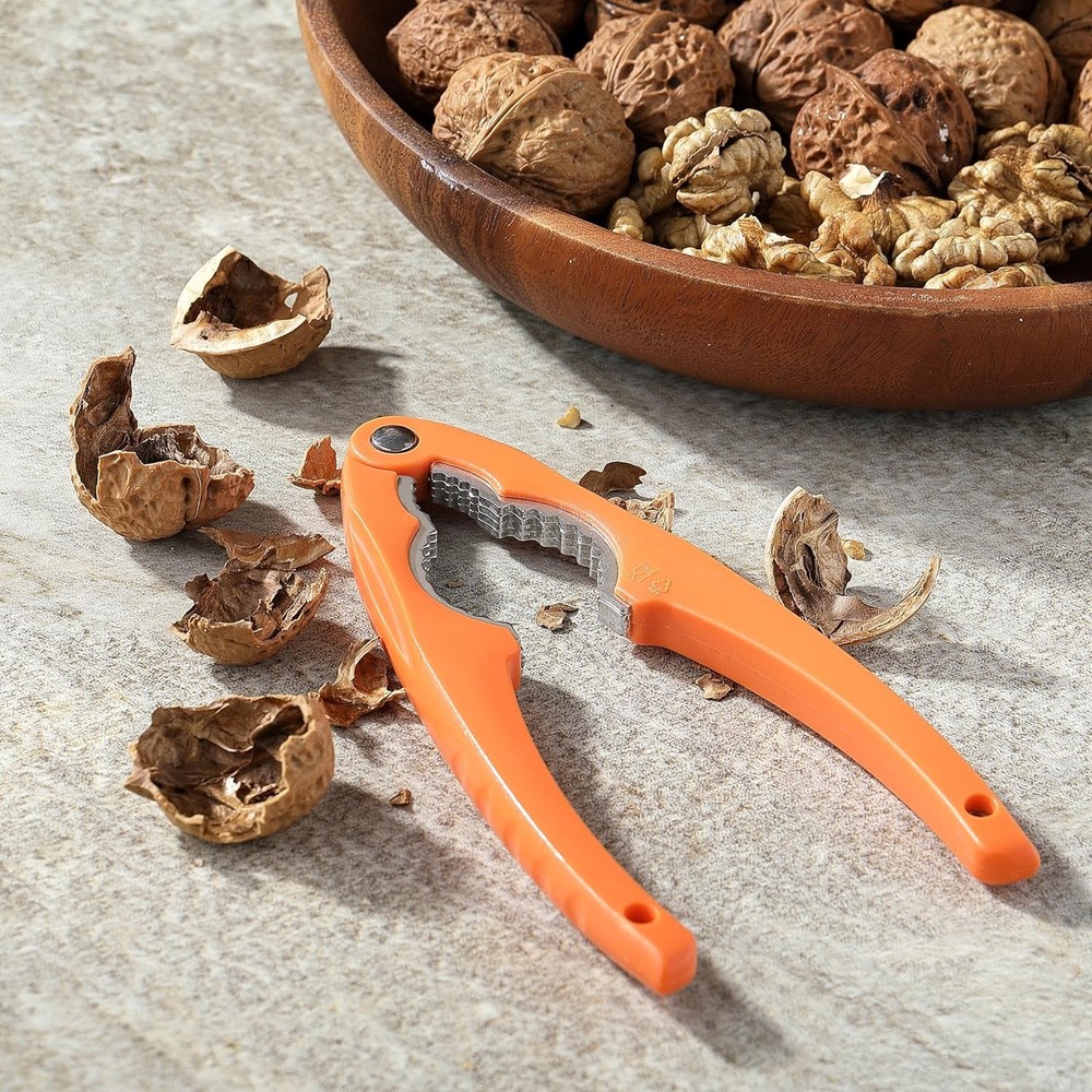 NutCracker, Stainless Steel Nut Crackers for All Nuts, Heavy Duty Nutcracker...