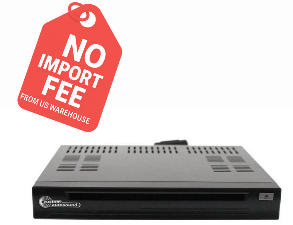 Custom Autosound CD-1 - Single CD & DVD Audio Player in 1/2 DIN Size