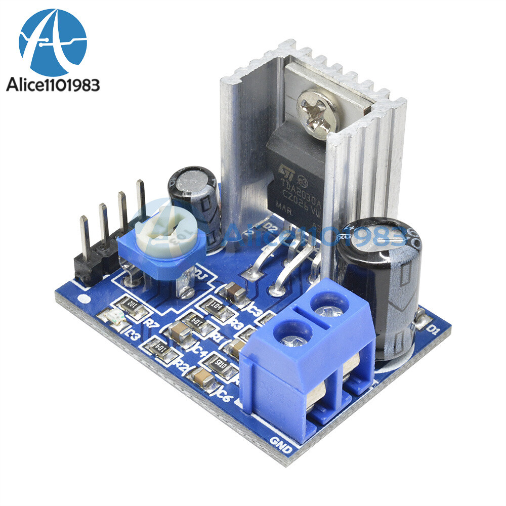 10Pcs Power Supply TDA2030 Audio Amplifier Board Module TDA2030A 6-12V Single