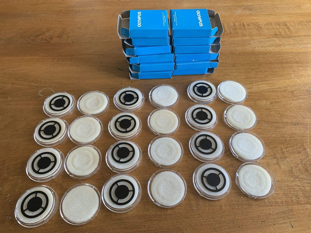12 Olympus CH2-DS Darkfield Light Stops for CH Microscopes, Dozen!
