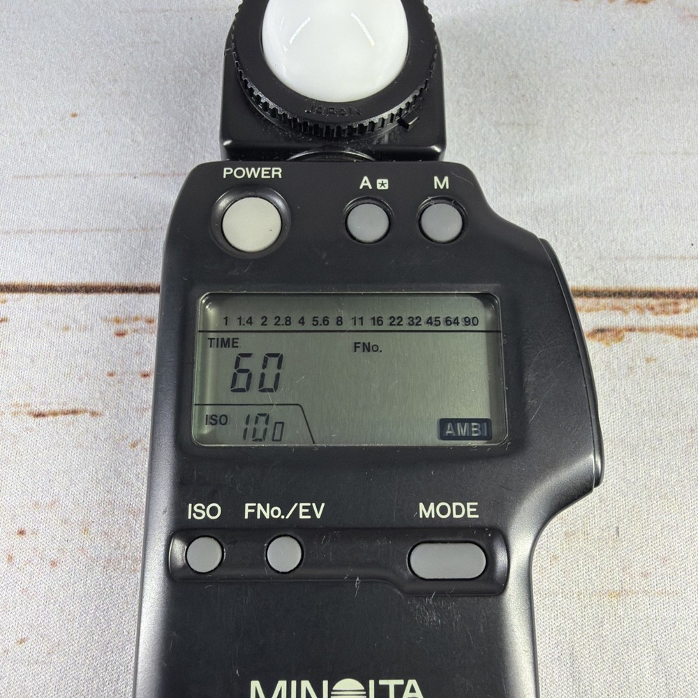 Minolta Auto Meter IV F Digital Flash Light Exposure Meter Used