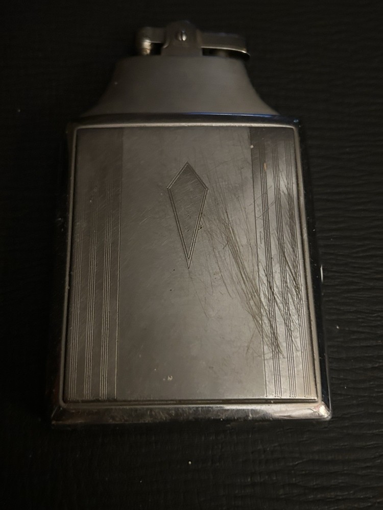 Vintage Ronson MasterCase Cigarette Case Lighter Combo Art Deco