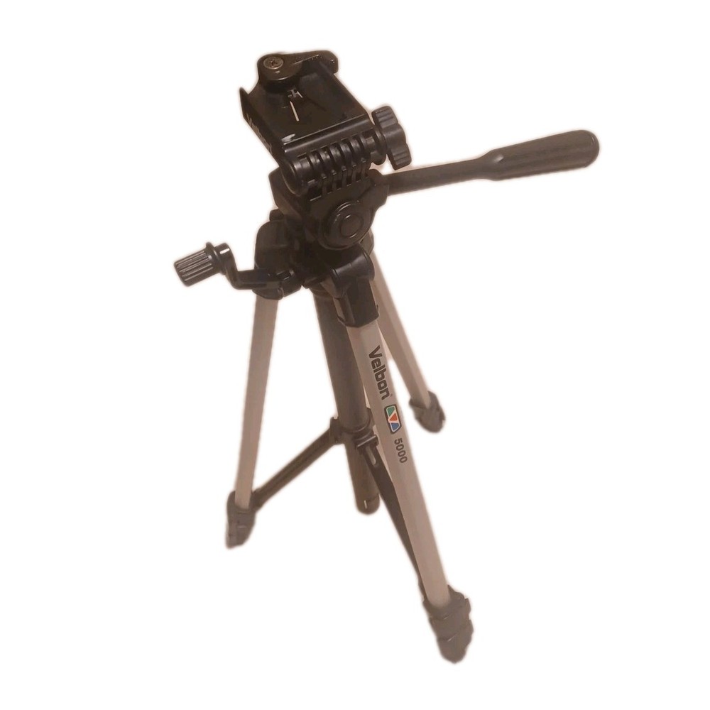 Velbon 5000 Tripod Adjustable Height And Head.