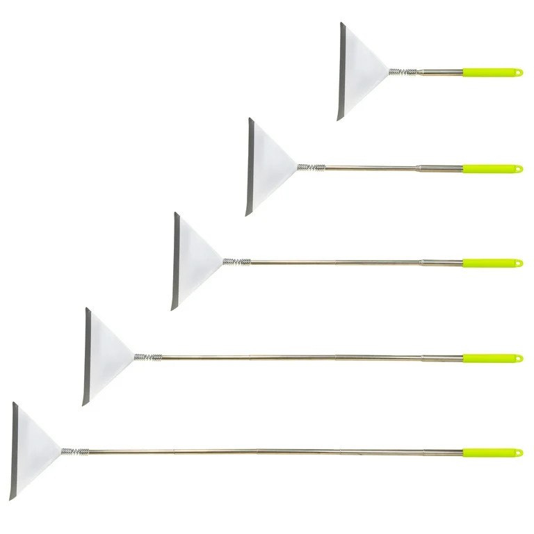 Smart Home Telescopic Flexi-Head Extendable Squeegees, 2 Pack