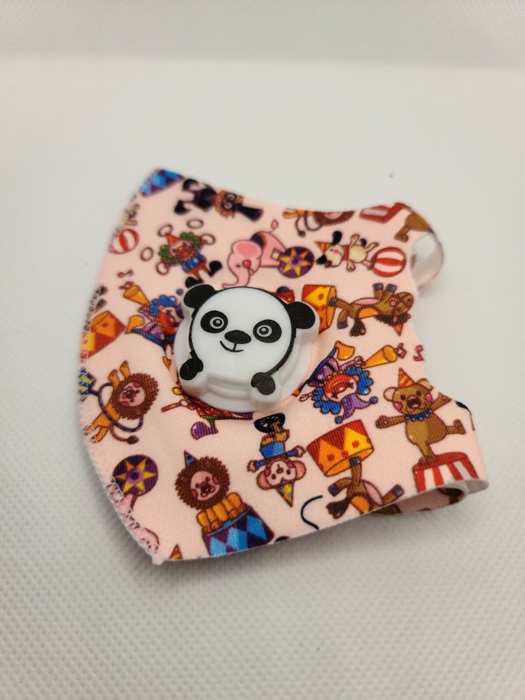 Children Bear face mask reusable 3x assorted picked randomly