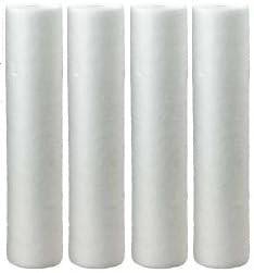 20 x 4.5 Inch SDC-45-2010 10 Micron Polypropylene Sediment Water Filter 4 Pack