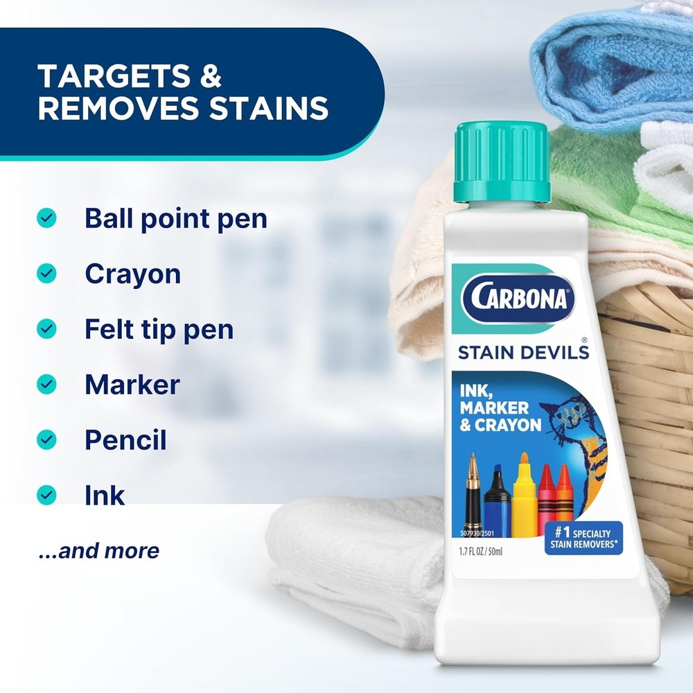 Stain Devils | Ink, Marker & Crayon | Professional Strength Laundry Stain Rem...