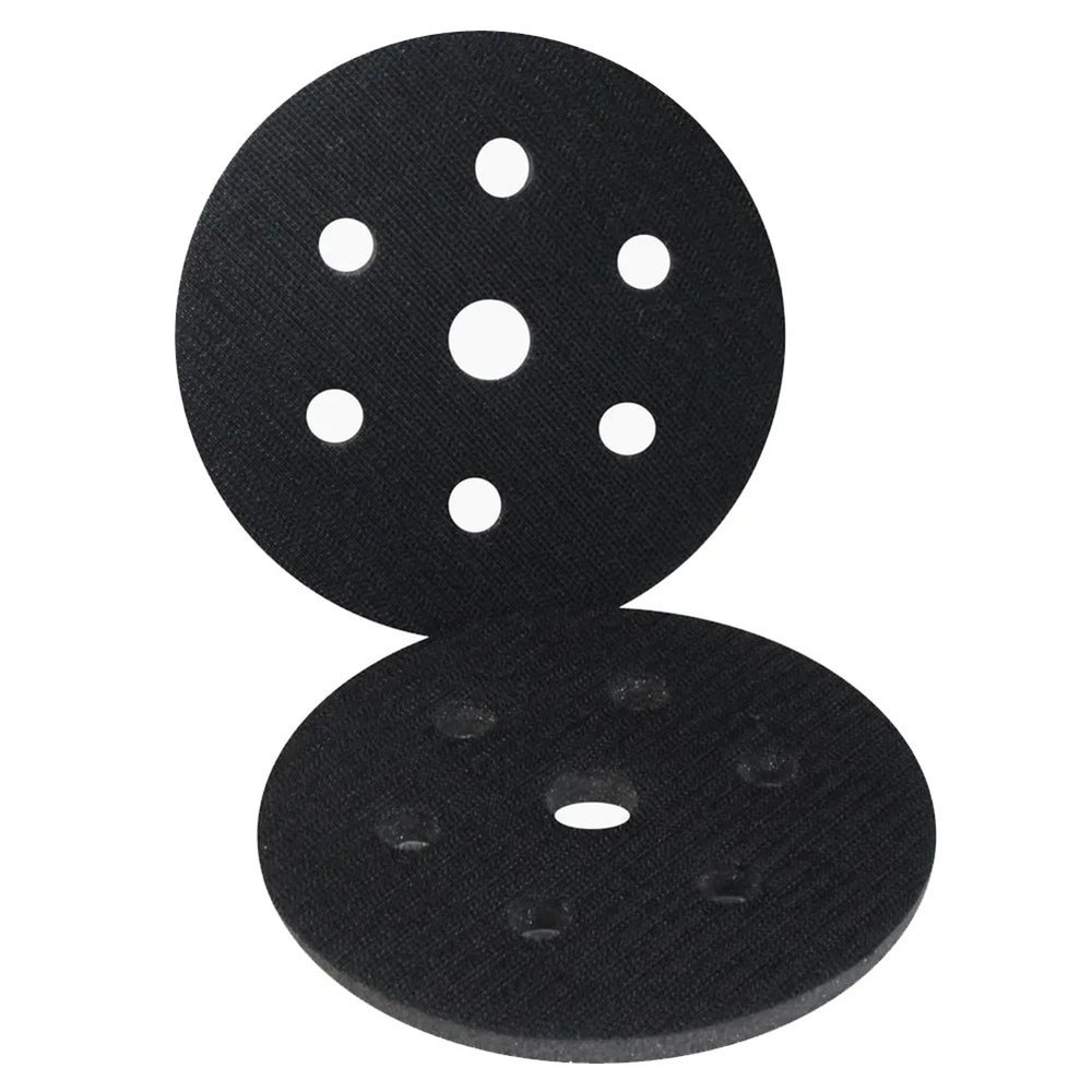 Easy to Install 6 Inch Sponge Interface Pad for Hook&Loop Sanding Discs 7 Holes