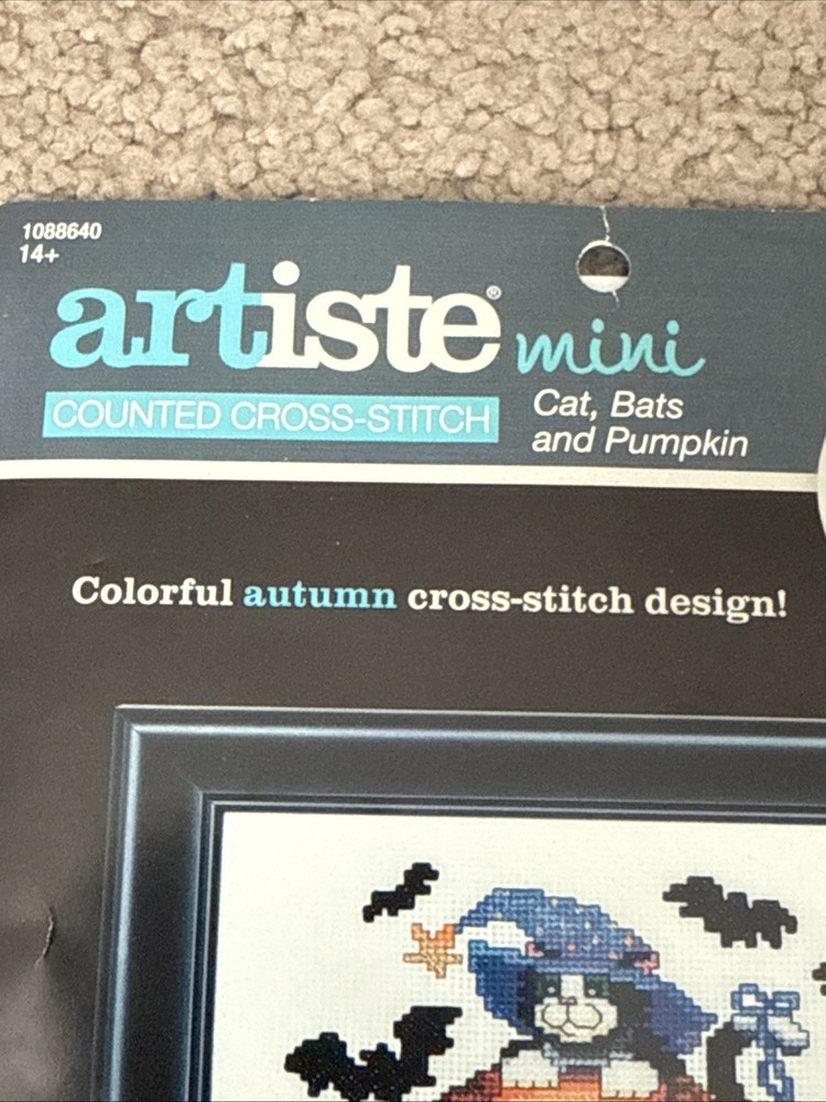 Cats Bats And Pumpkin Crosstitch Design *Pattern Only*