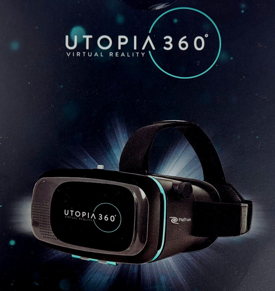 NEW Virtual Reality 3D Headset And Bluetooth Controller ReTrak  Utopia 360 KM