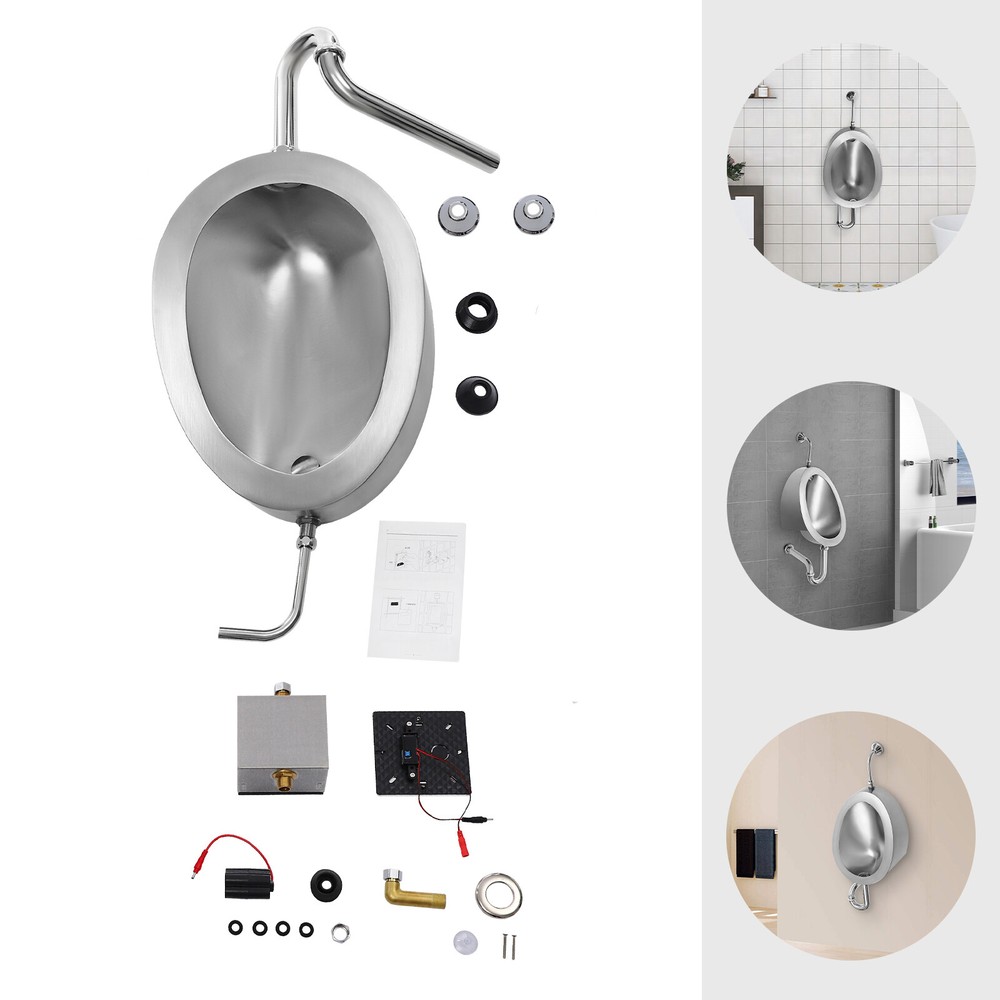 Automatic Smart Sensor Wall Mount Male Bathroom Urinal Flush Urinal Flusher