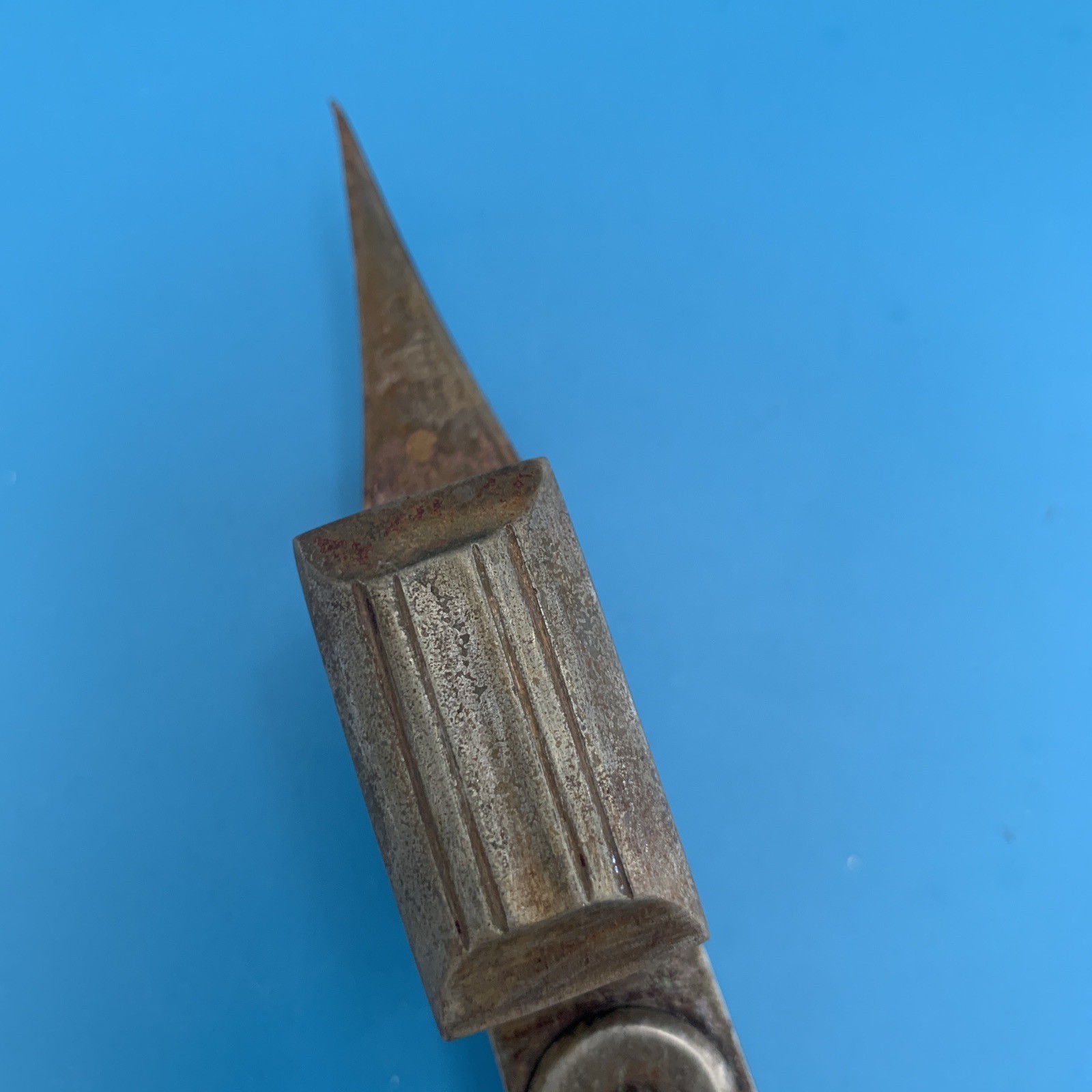 Antique 19th Century Victorian English Candle Snuffer Wick Cutter Scissors ~7”