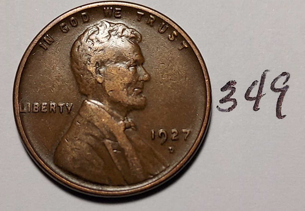 1927-D Lincoln Wheat Cent         #349