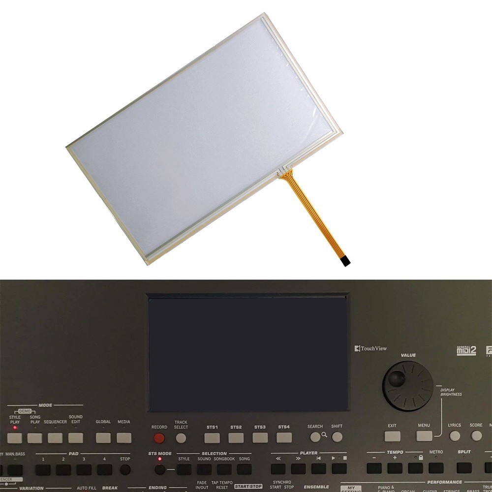 Replacement Touch Screen LCD Panel for KORG PA600 PA900 Electronic Keyboard