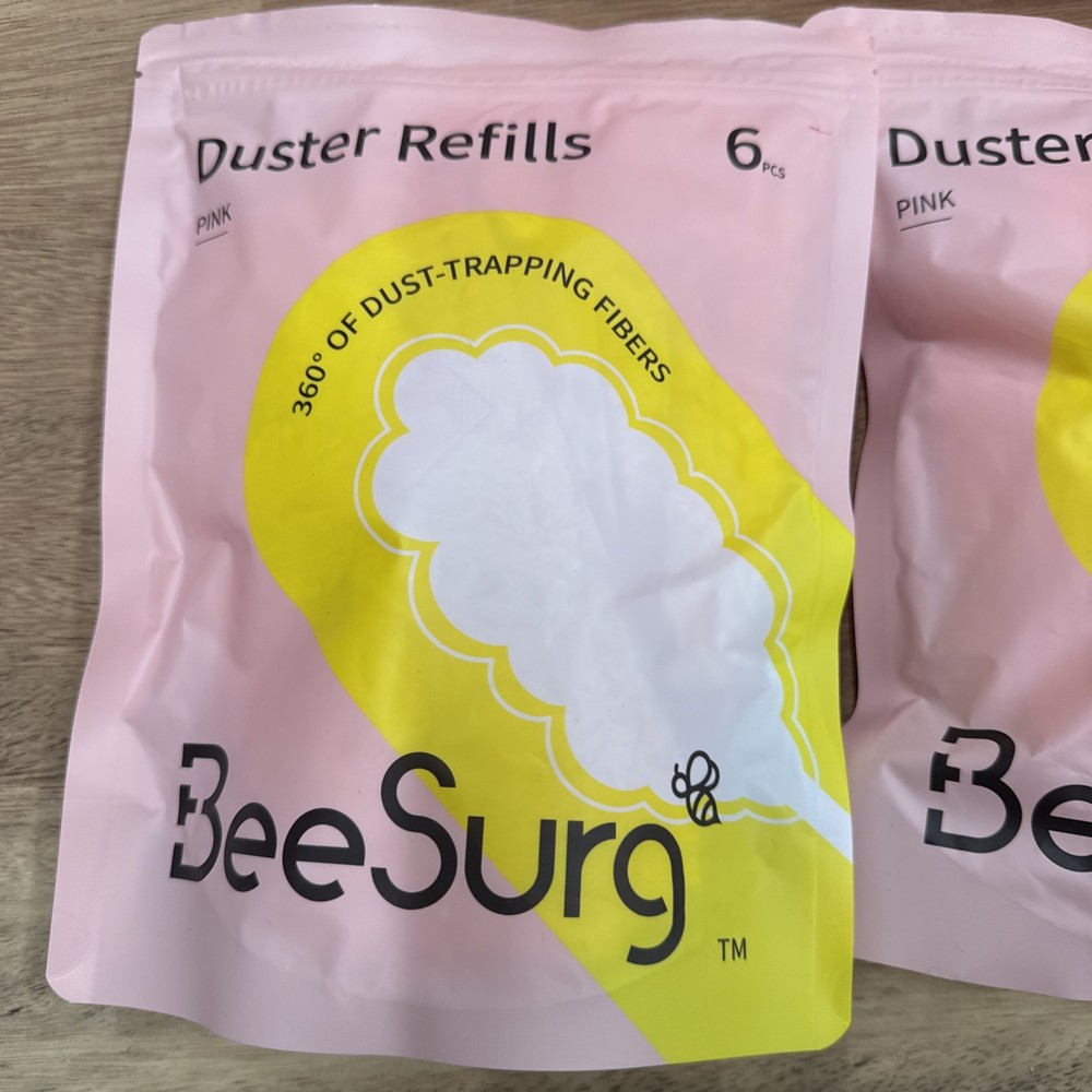 BeeSurg Duster With Extension Handle And 24 Refills Total