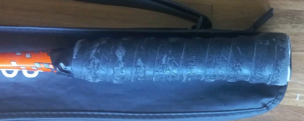 Head Eclipse squash racquet needs restringing and handle wrapping.