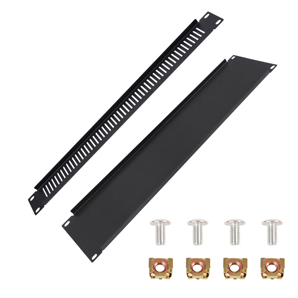 1U-4U Vented/Unvented Blank Rack Mount Panel Spacer 19"Network Server Cabinet