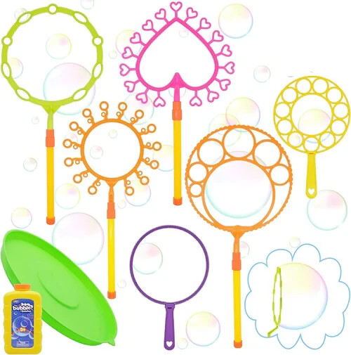 Joyin Bubble Maker Wands, 6pc Set