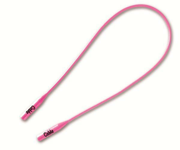 CABLZ 16" SILICONE PINK/WHITE