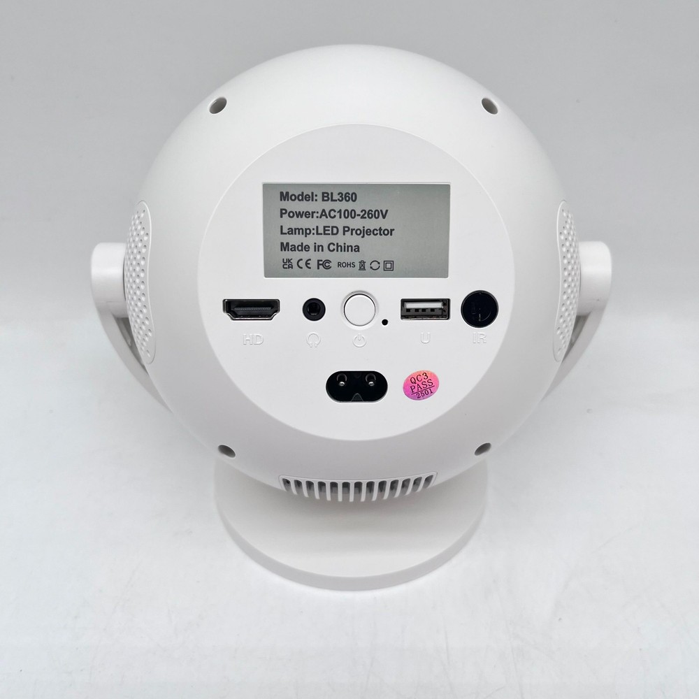 NEW LED Source Highlight Coating Lens Multimedia Projector bundle - White