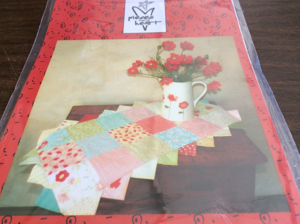 POINT TAKEN TABLE RUNNER # 340 CHARM PACK PATTERN FROM PIECES FROM MY HEART