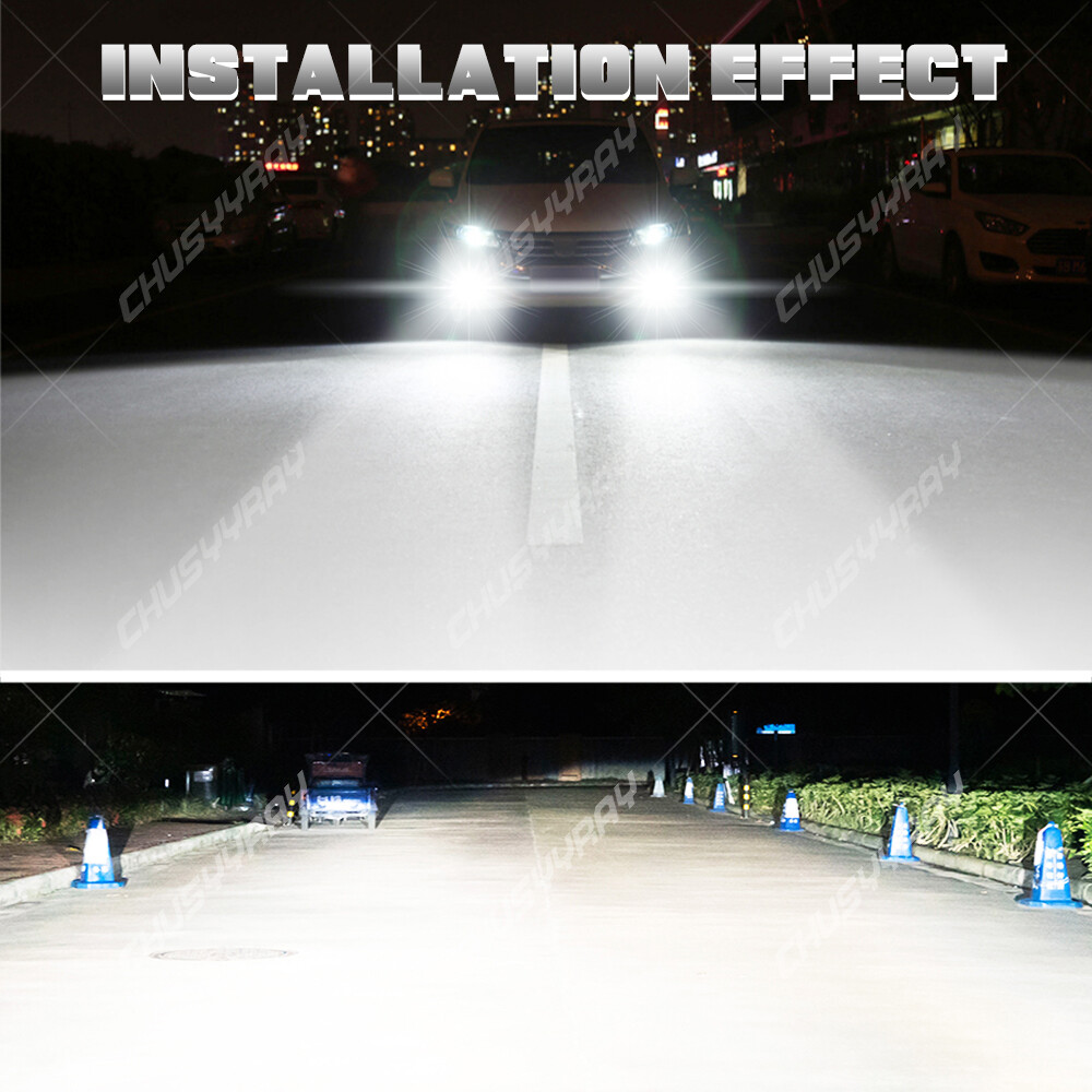 For Tahoe 2007-2012 2013 2014 6X LED Headlight + Fog Light Bulbs Combo Kit 6000K