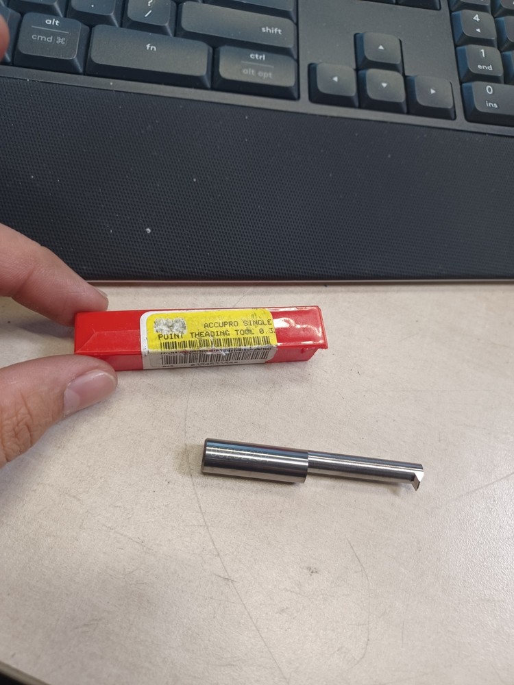 Accupro Single Point Threading Tool: 0.32" Min Thread Dia 05252234