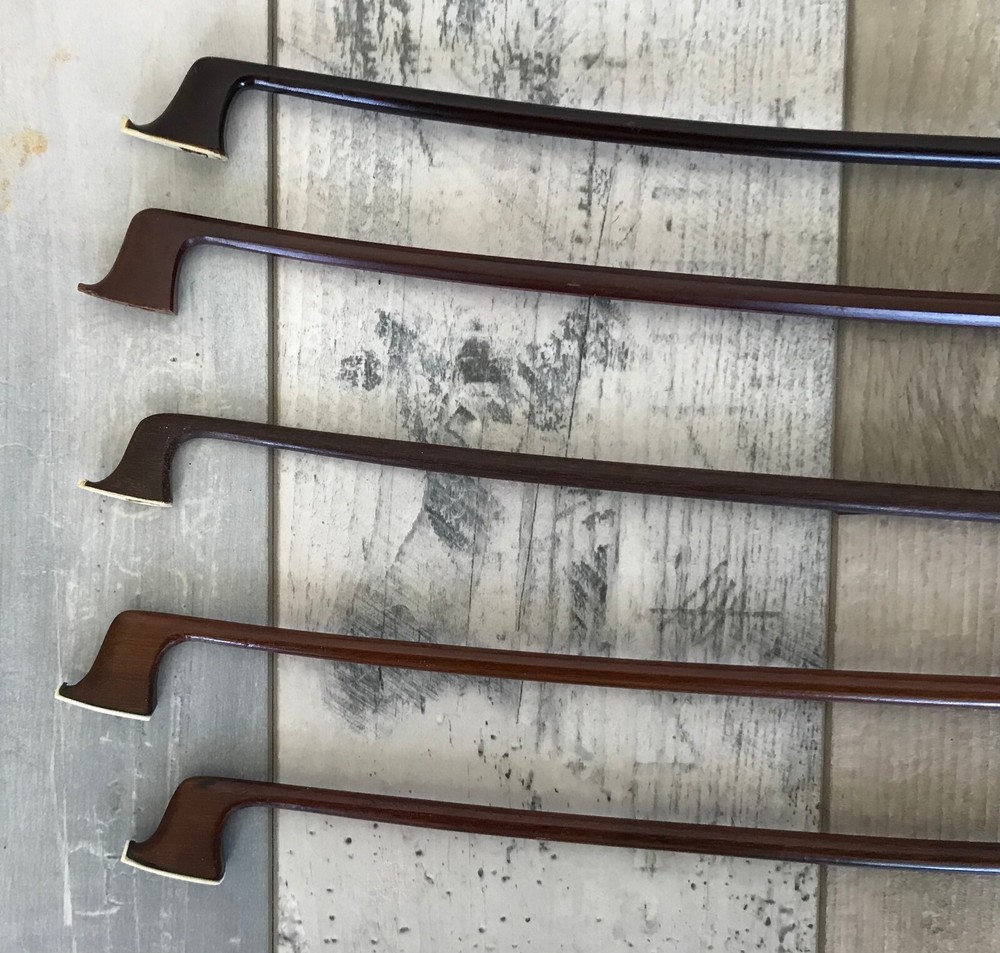 Five Vintage 3/4 Size Violin Bows For Restoration (#2)