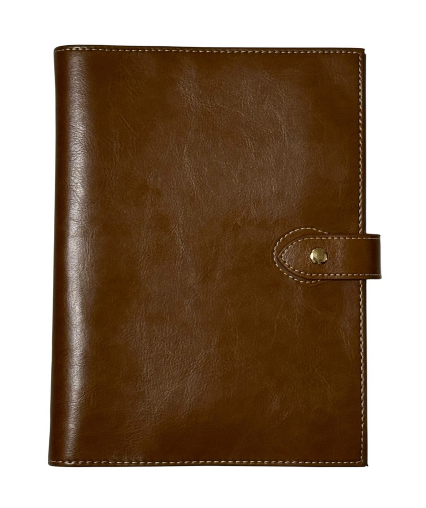 Forest Loose Leaf Leather Notebook ~ Brown ~ NEW
