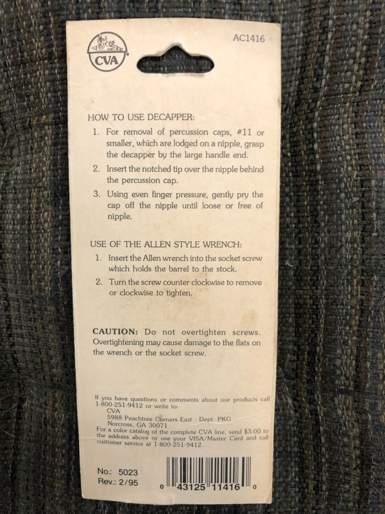 CVA Decapper Takedown Tool AC1416
