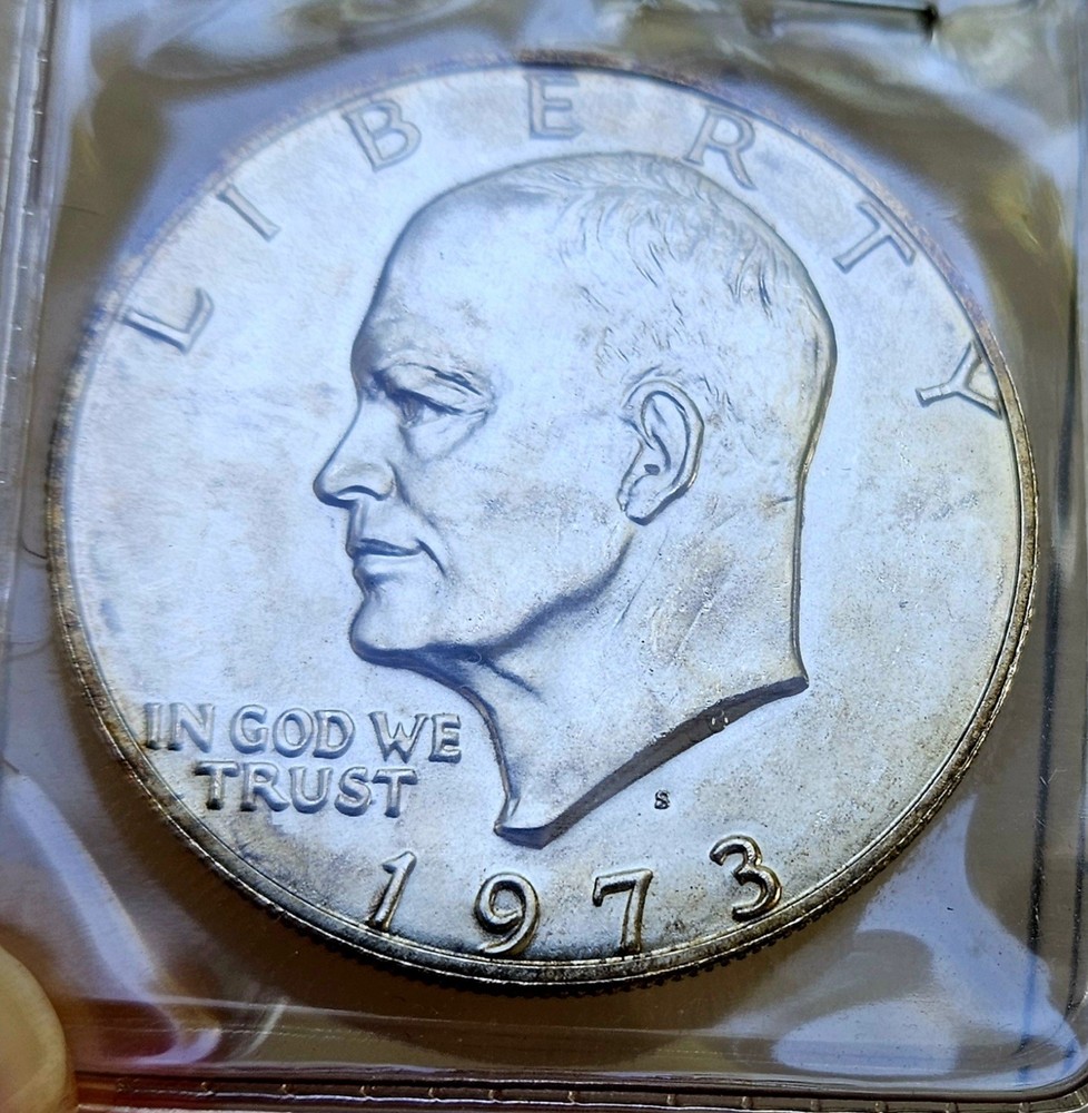 1973-S Eisenhower Dollar, 40% Silver / BU