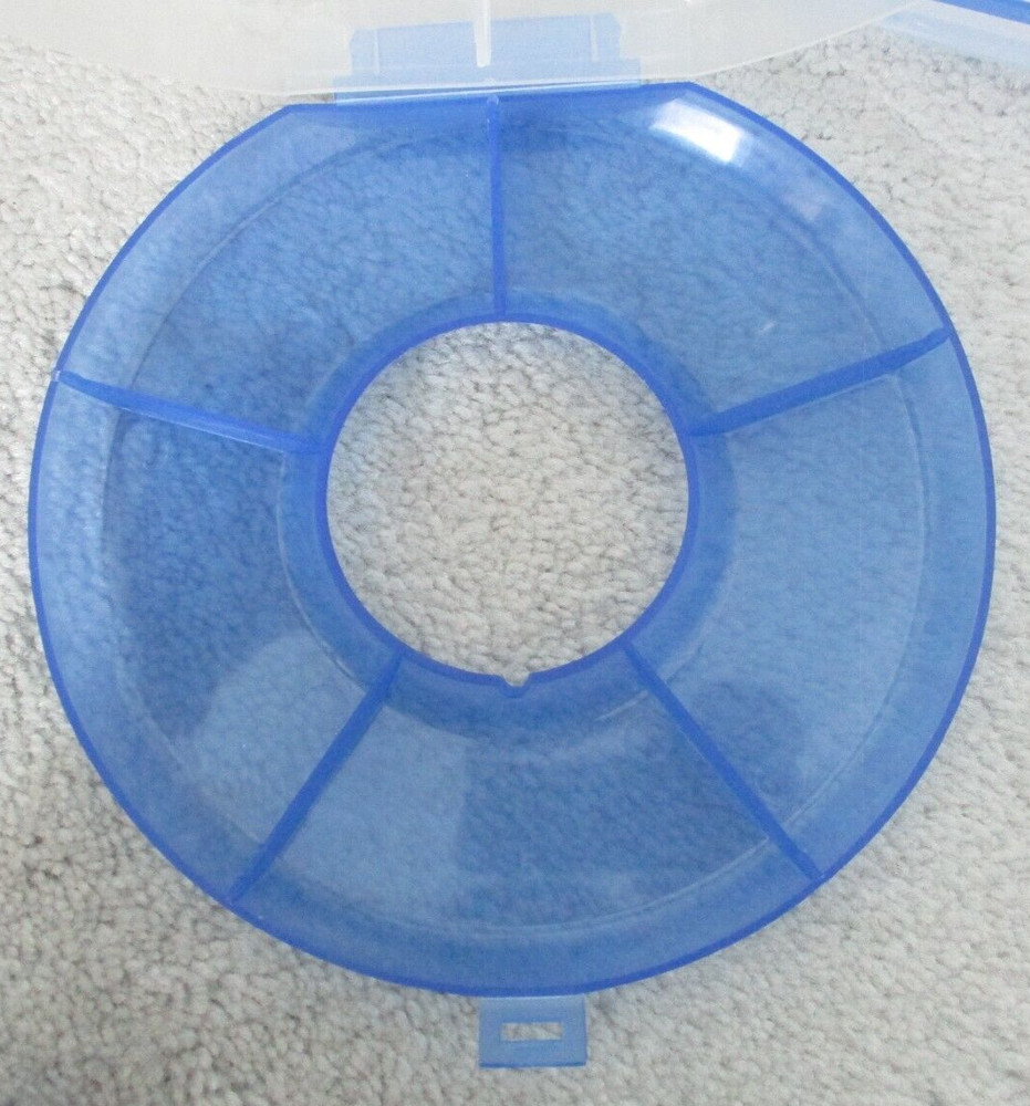 Scrapper Stacker Craft Buttons Storage Container Round 5 Layer 25 Section Handle