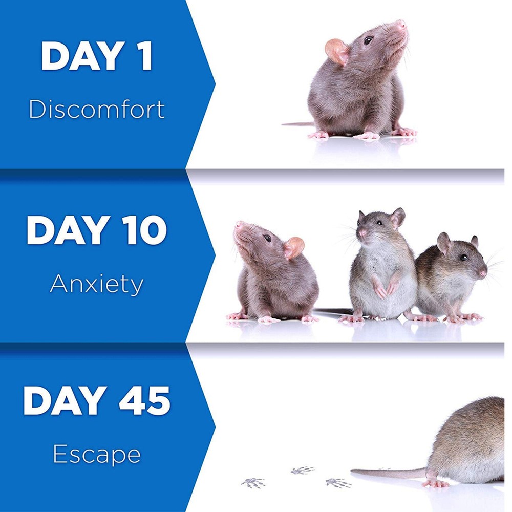 6 Pack Electronic Pest Reject Control Ultrasonic Repeller Bug Rat Spider Roaches