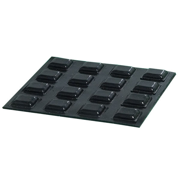20  Black Medium Square Locator Bumps, Bump Dots