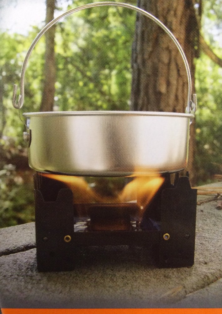Emergency survival folding stove preparadness camping backpack tactical gear UST
