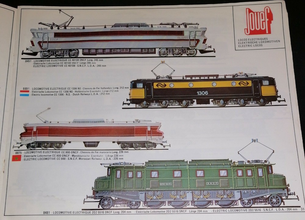 Catalogue Jouef HO 1976