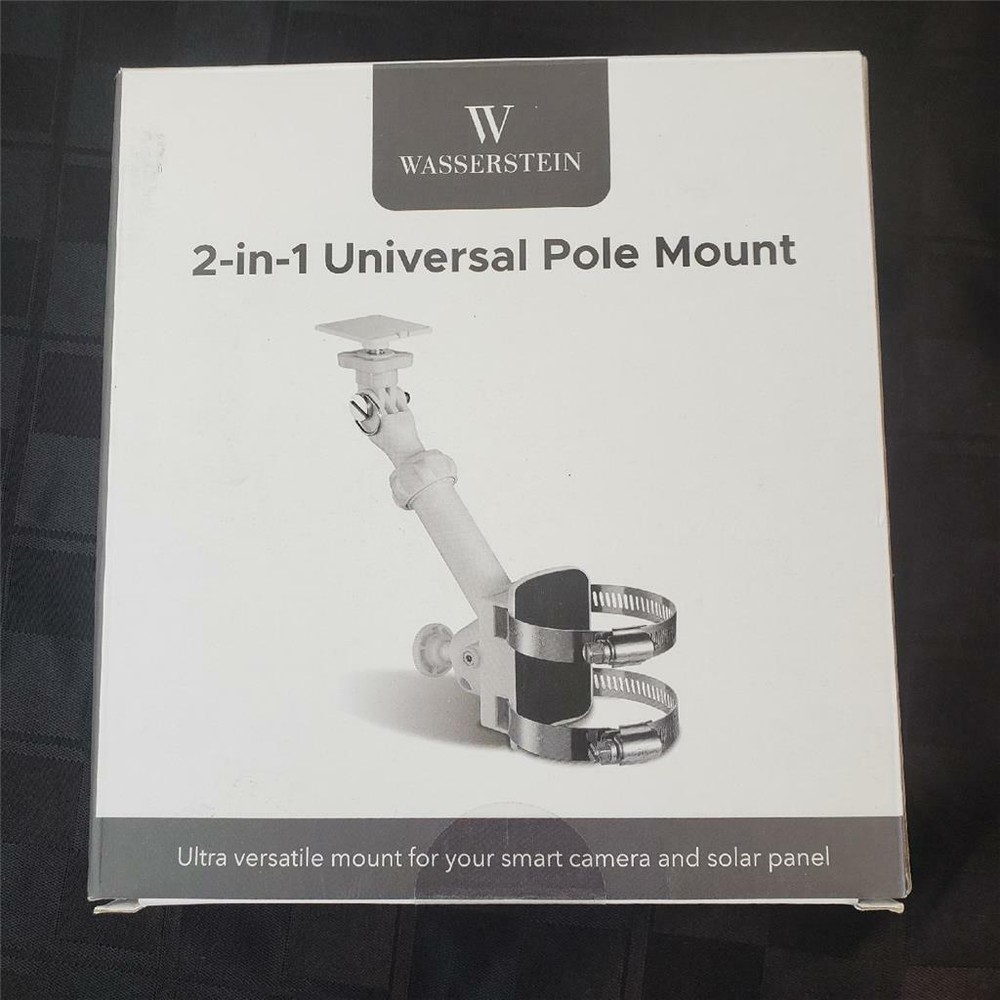 = Wasserstein 2-in-1 Universal Pole Mount For Smart Camera And Solar Panel