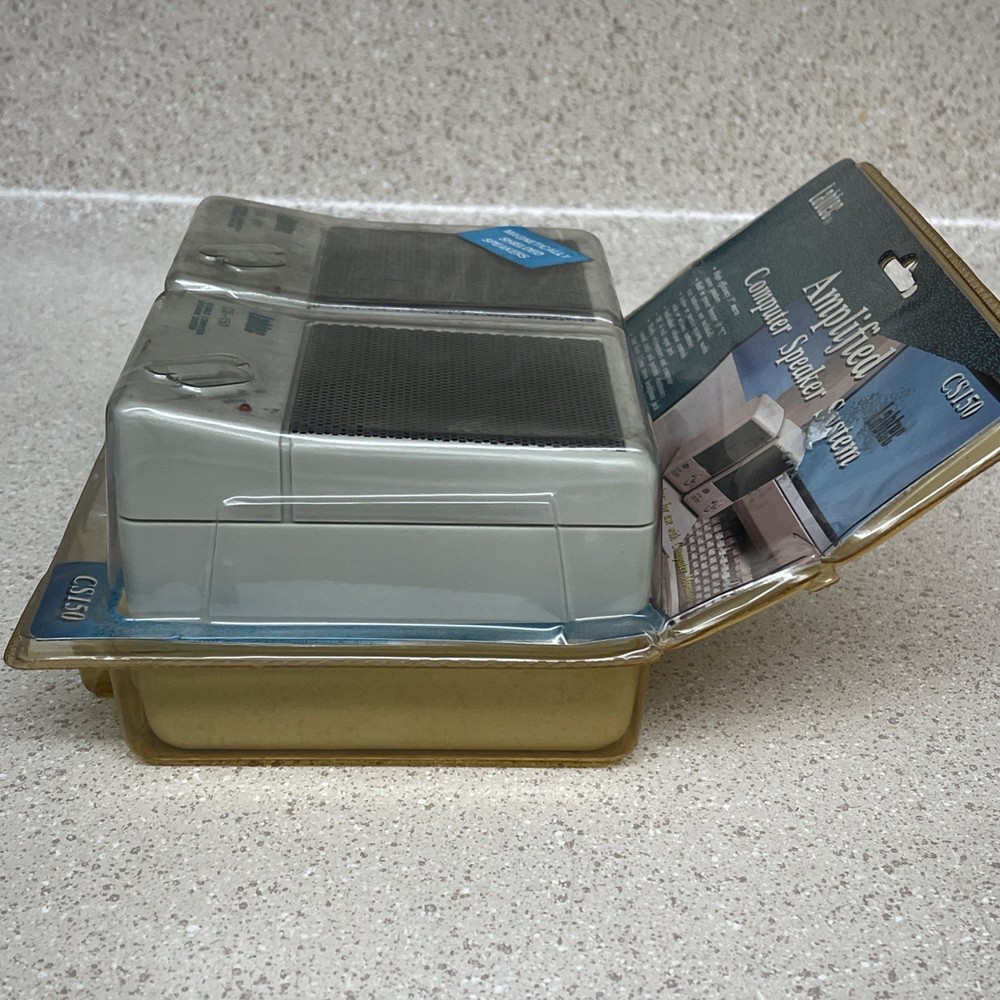 Labtec Amplified Computer Speaker System CS150 Digital Ready NIB