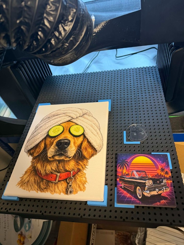 EufyMake E1 UV Printing Alignment Jig System | Modular Corner Guides, Batch Tool