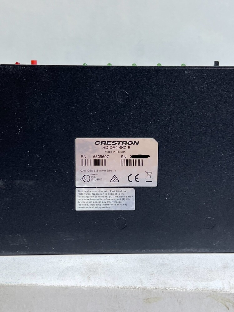 Crestron HD-DA4-4KZ-E PN:6509697