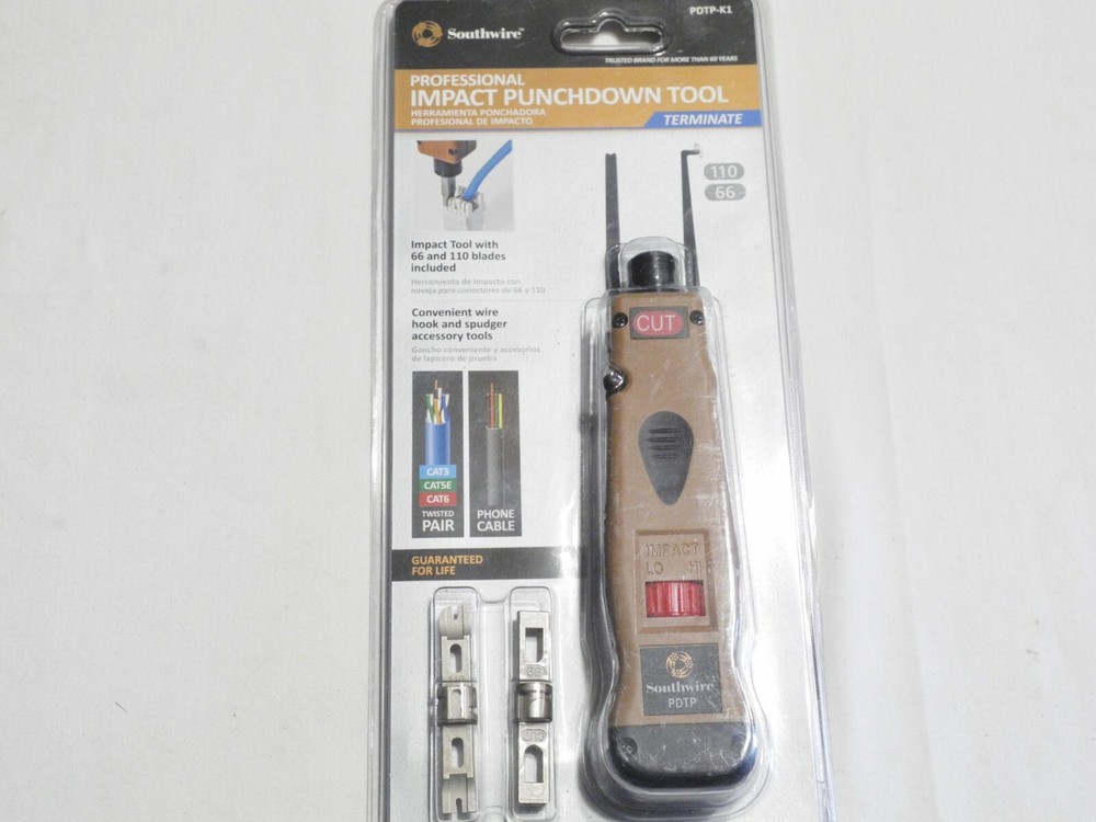 Southwire Tools & Equipment PDTP-K1 Professional Impact Punchdown Tool