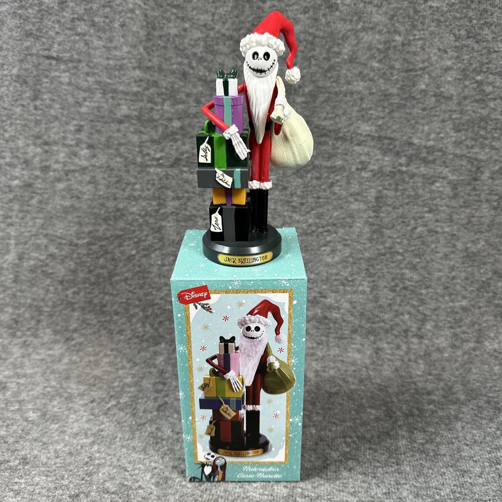 Kurt Adler Nightmare Before Christmas Jack Skellington 6" Nutcracker Decoration