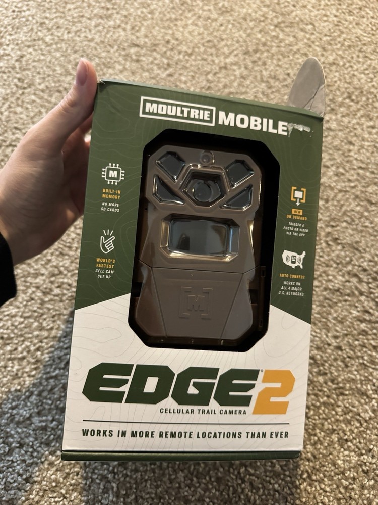 MOULTRIE EDGE SOLAR CELLULAR TRAIL CAMERA MMC-14226 New Open Box
